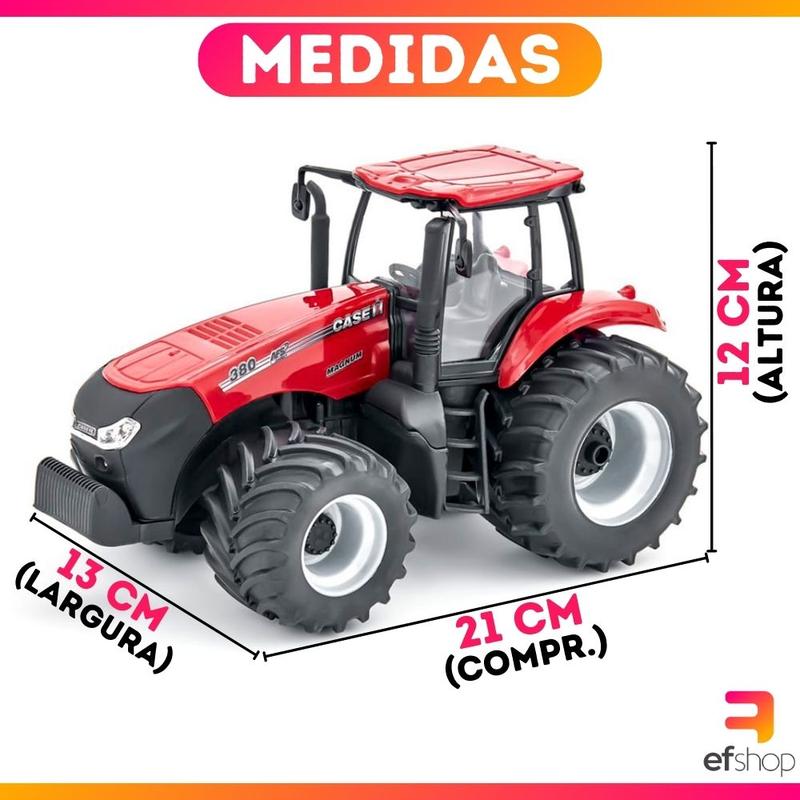Trator Brinquedo Case Agriculture Usual Plastic Lançamento - Usual